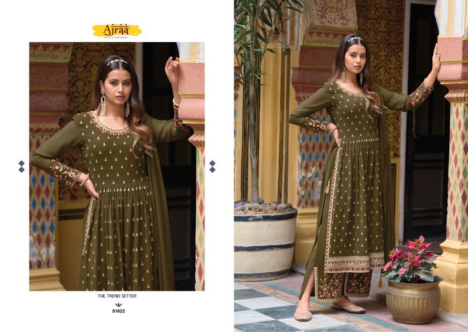 Hiva Vol 7 By Ajraa 51621-51624 Wedding Salwar Suits Catalog